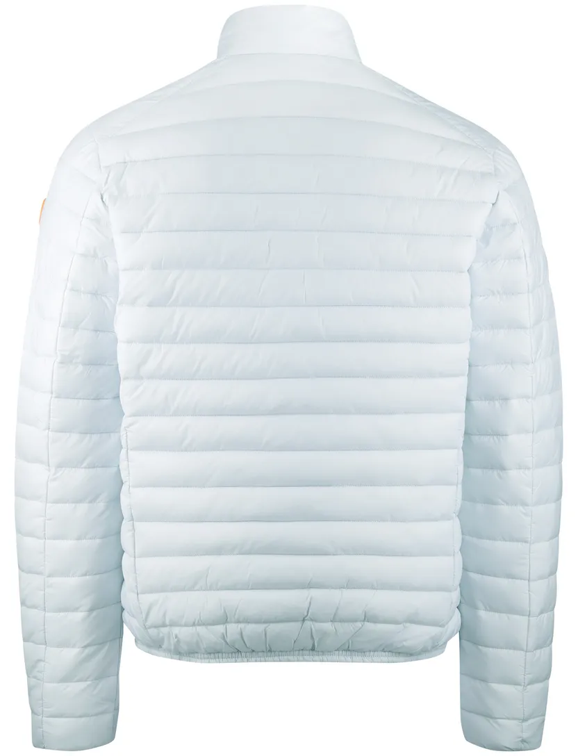 Ijsblauw zomerjas Save the Duck gewatteerd nylon