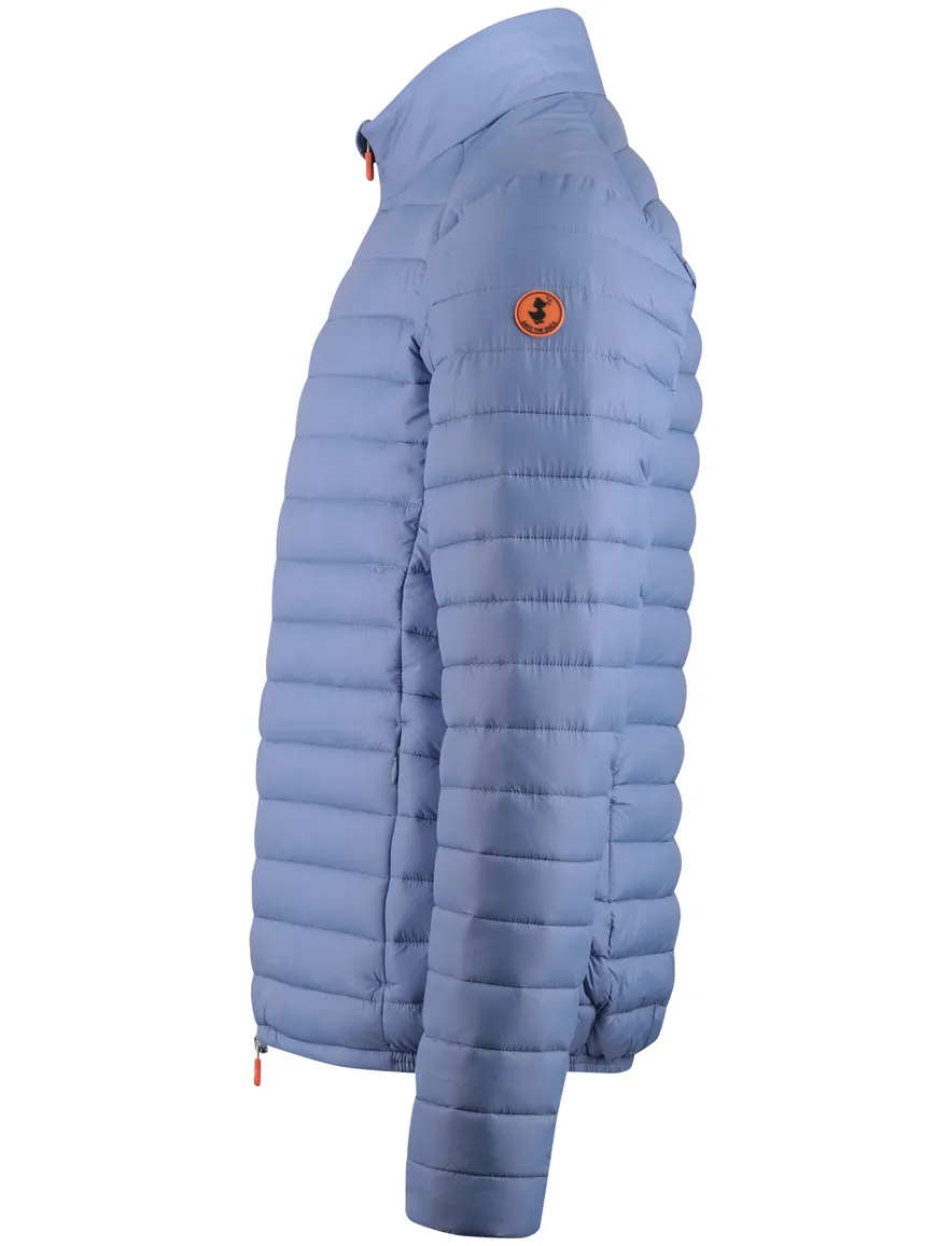 Save the Duck zomerjas blauw gewatteerd ritszakken