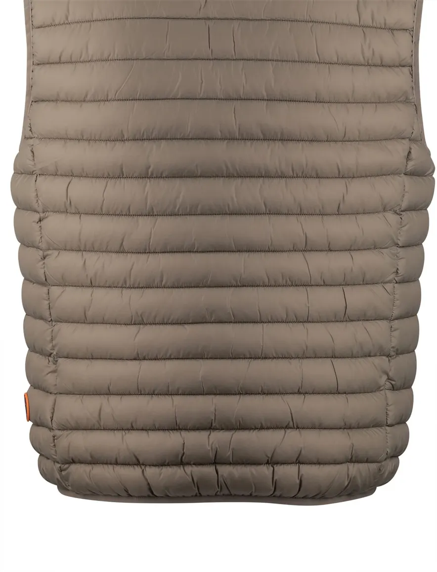 Save The Duck bodywarmer gewatteerd khaki