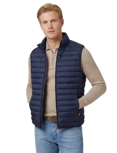Save the Duck Donkerblauwe gewatteerde bodywarmer Save The Duck