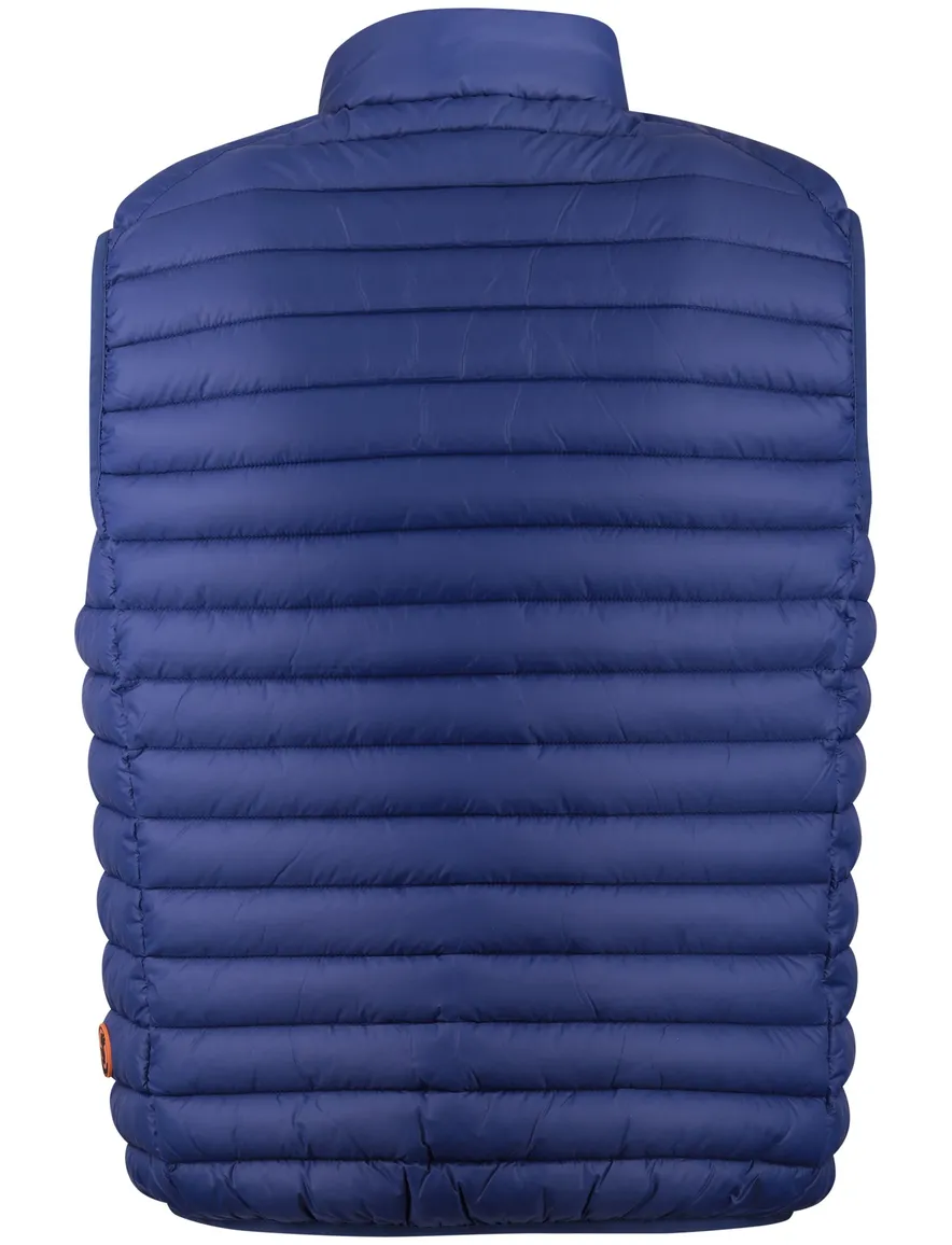 bodywarmer Save The Duck blauw gewatteerd rits