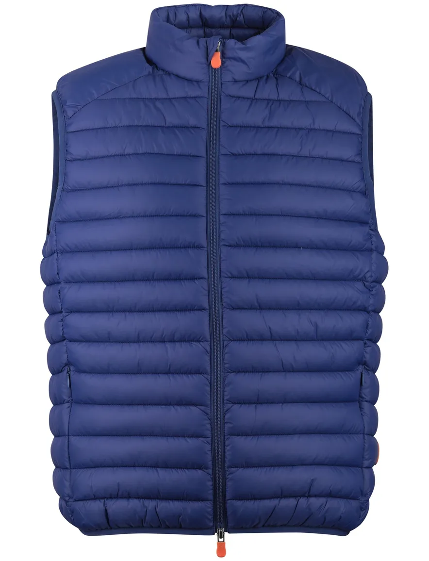 bodywarmer Save The Duck blauw gewatteerd rits