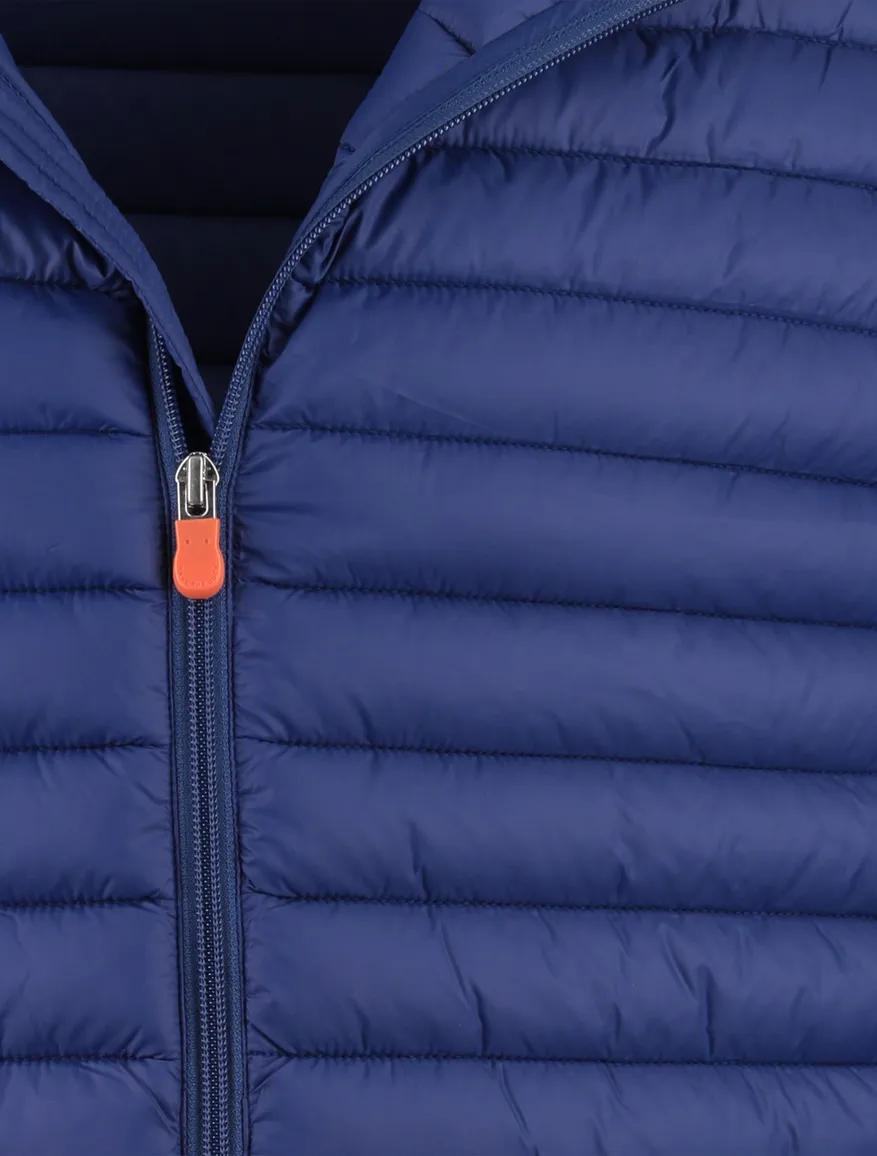 bodywarmer Save The Duck blauw gewatteerd rits