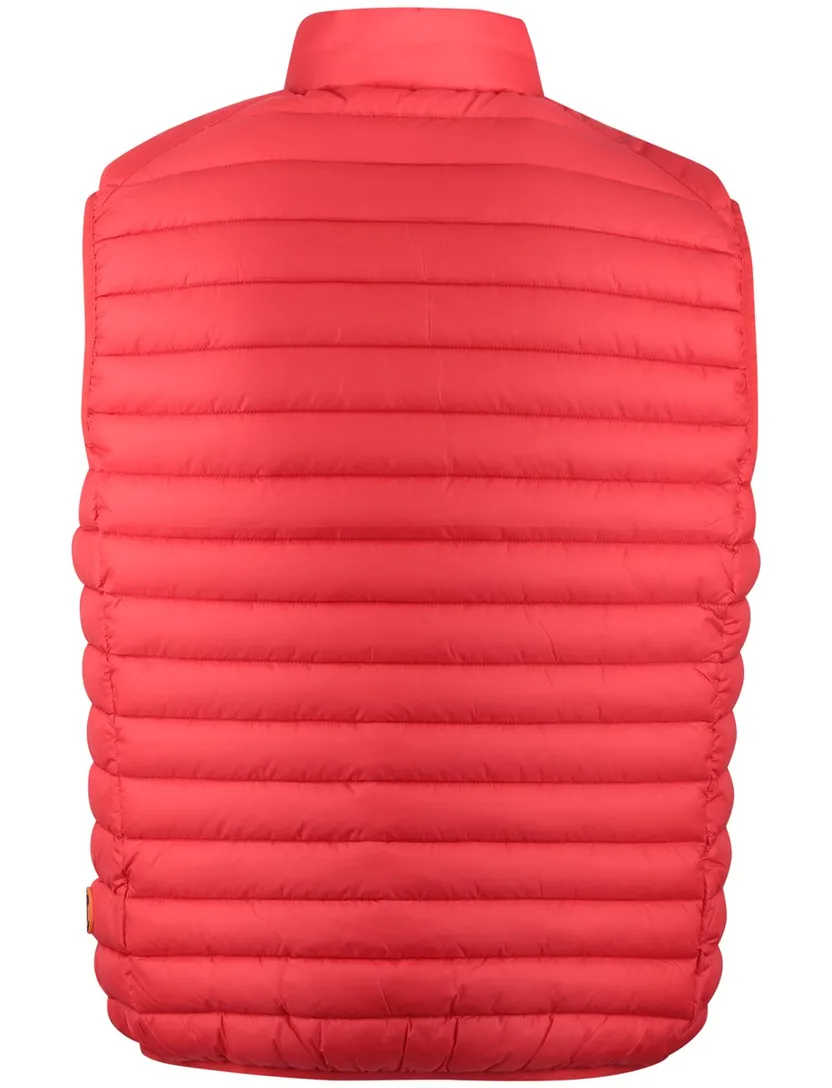 Rode gewatteerde bodywarmer Save The Duck