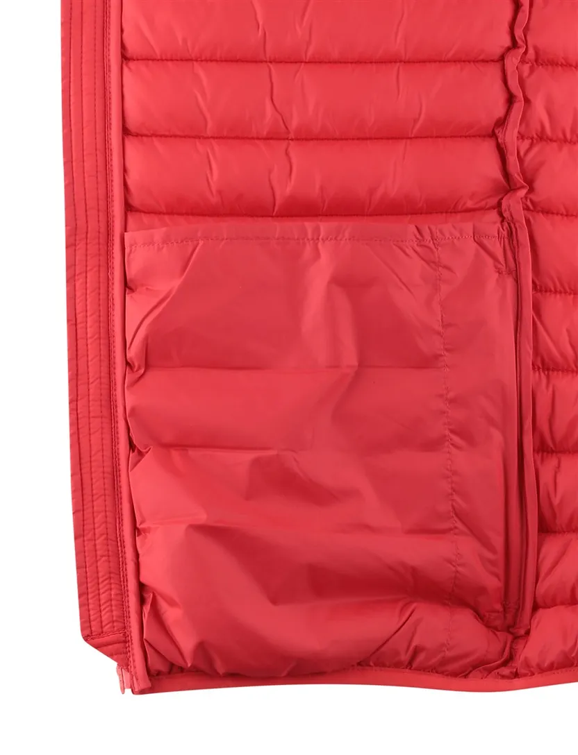 Rode gewatteerde bodywarmer Save The Duck