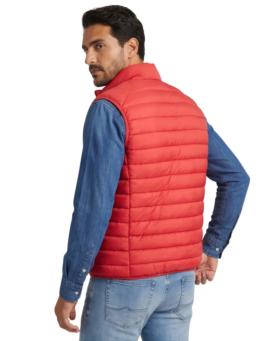 Save The Duck gewatteerde bodywarmer rood