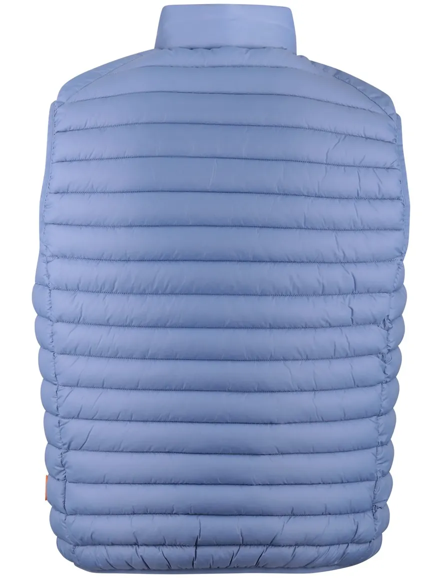 Save The Duck gewatteerde bodywarmer blauw