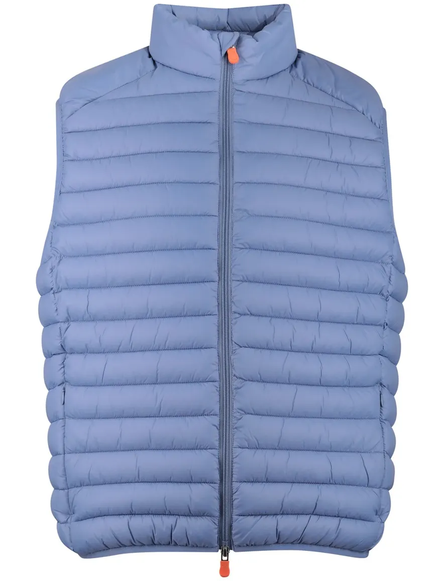 Save The Duck gewatteerde bodywarmer blauw