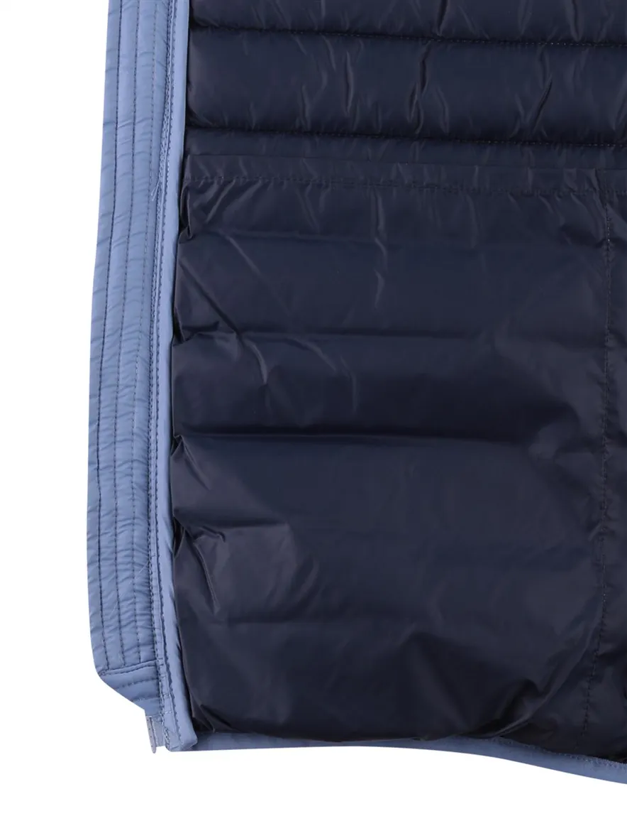 Save The Duck gewatteerde bodywarmer blauw