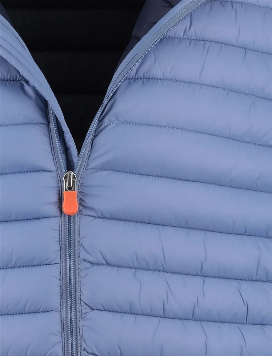 Save The Duck gewatteerde bodywarmer blauw