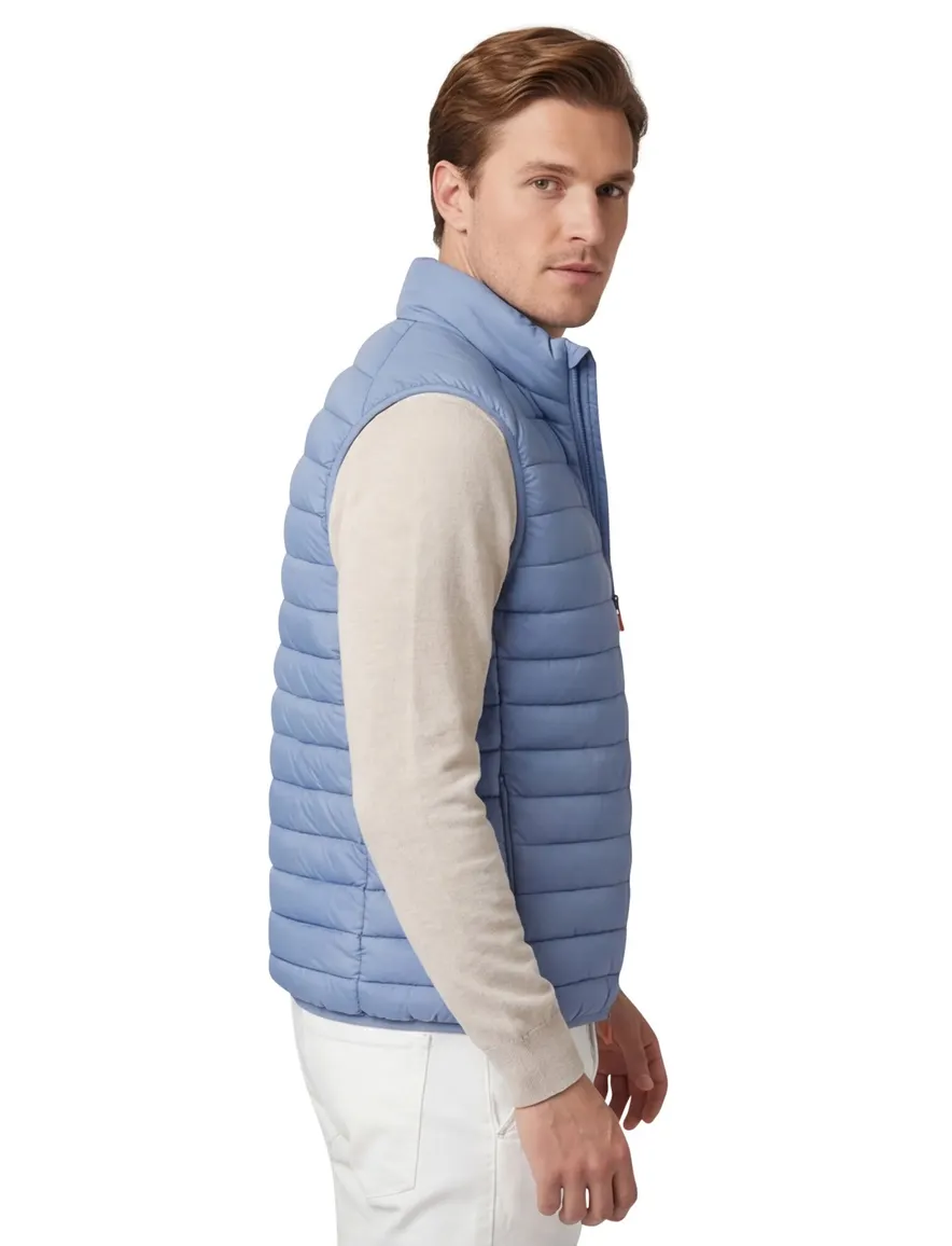 Save The Duck gewatteerde bodywarmer blauw
