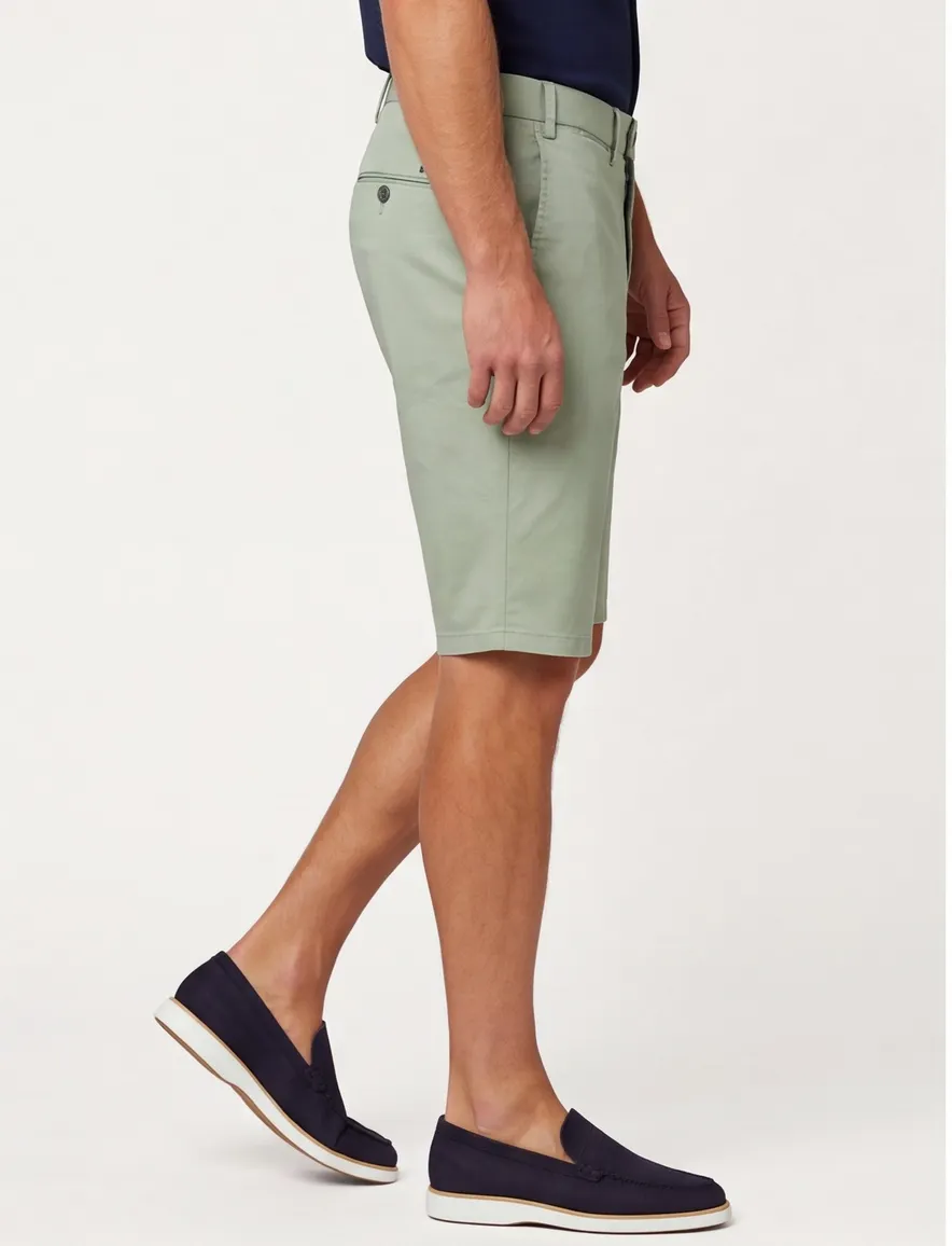 Groene bermuda Hiltl chino