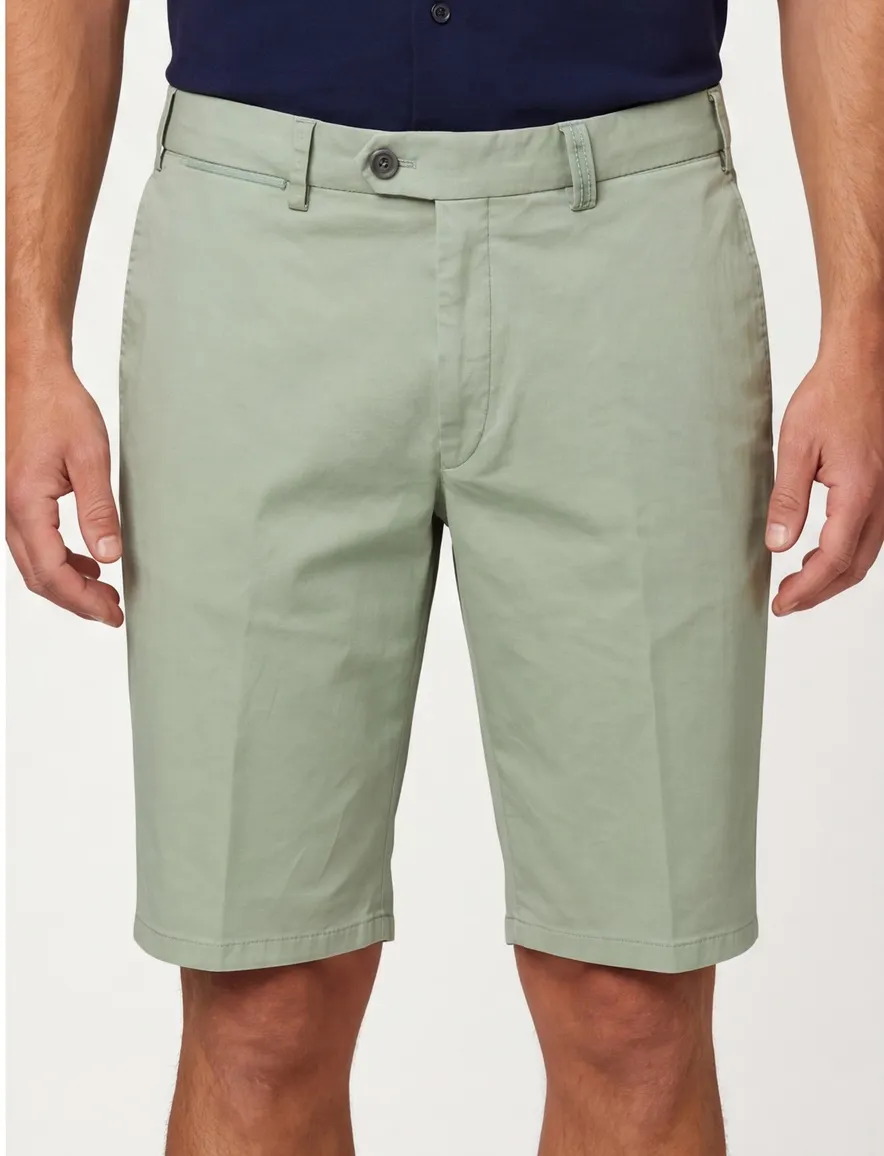 Groene bermuda Hiltl chino