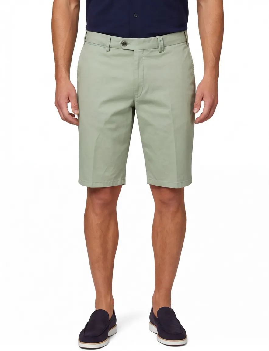 Groene bermuda Hiltl chino