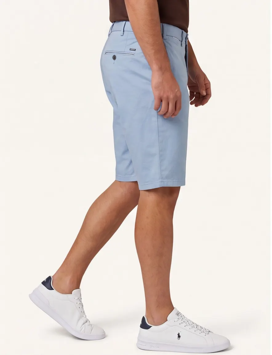 Blauwe bermuda Hiltl normale fit