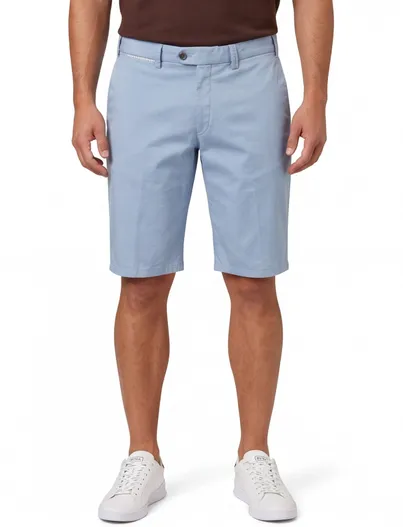 Hiltl Blauwe bermuda Hiltl normale fit