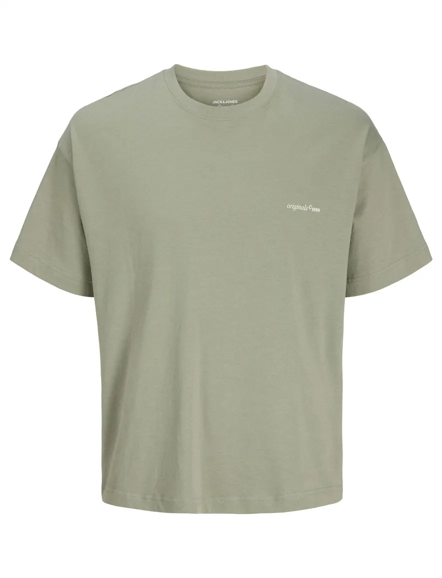 Jack & Jones t-shirt groen met backprint