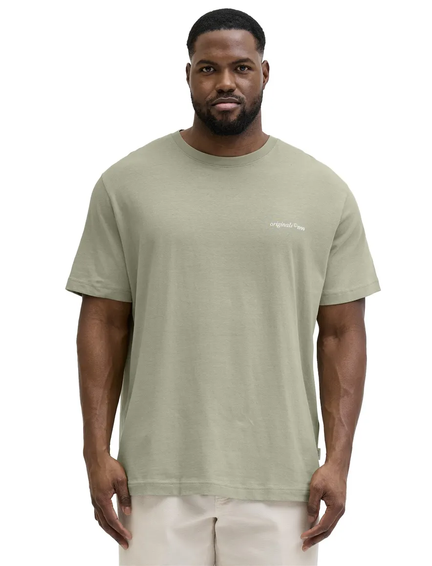 Jack & Jones t-shirt groen met backprint
