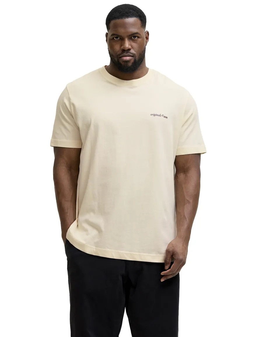 Jack & Jones t-shirt beige met backprint