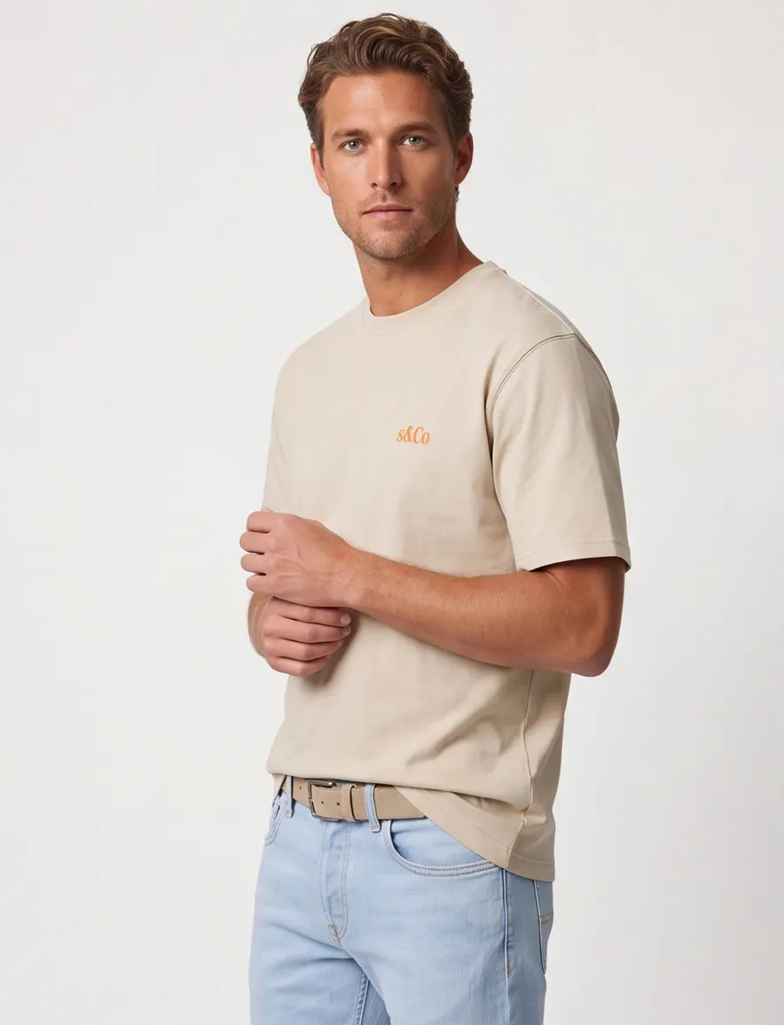 Supply & Co beige t-shirt