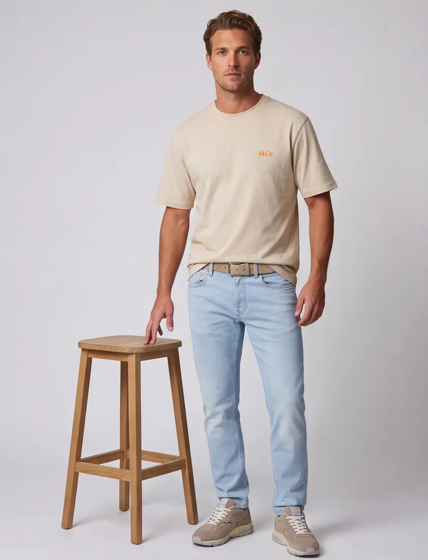 Supply & Co beige t-shirt