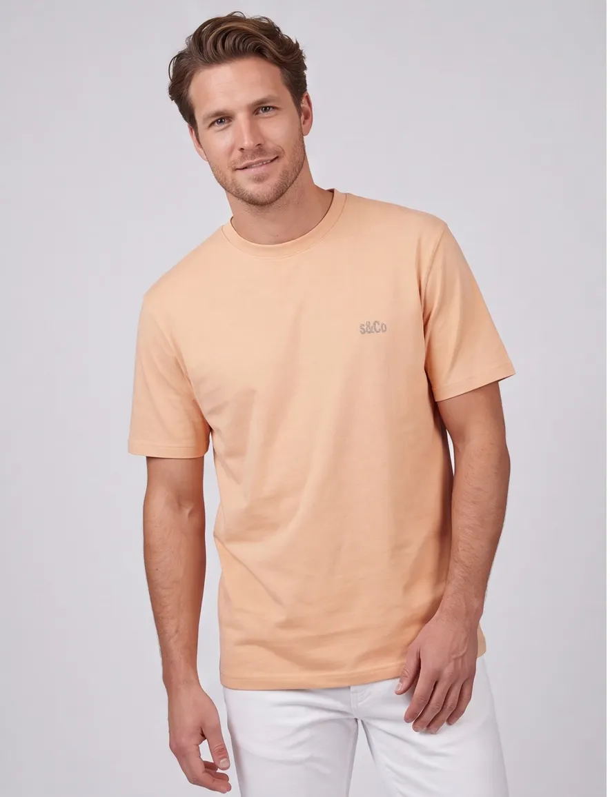 Supply & Co oranje Cooper backprint padel t-shirt