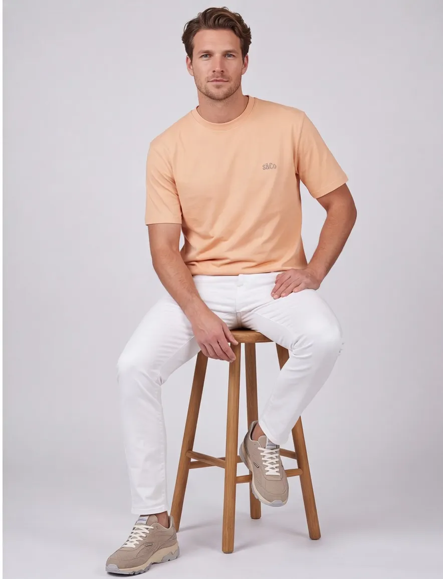 Supply & Co oranje Cooper backprint padel t-shirt