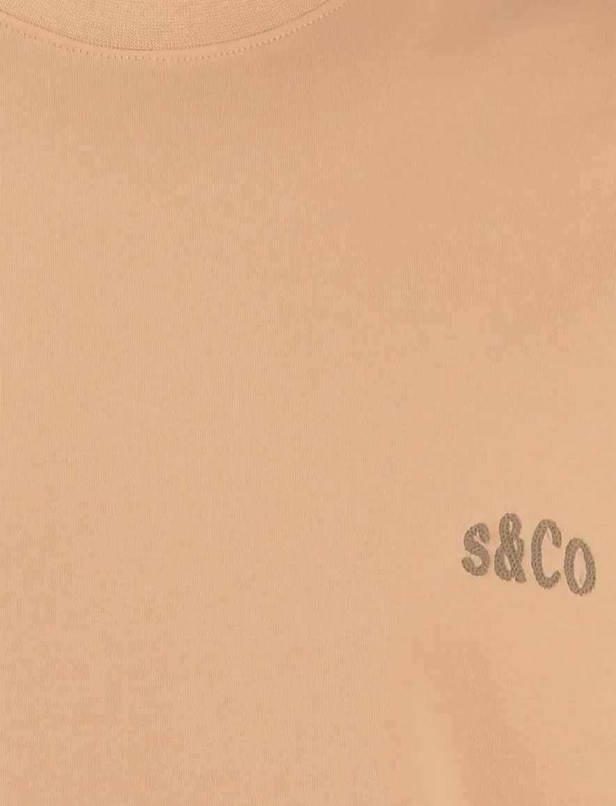 Supply & Co oranje Cooper backprint padel t-shirt