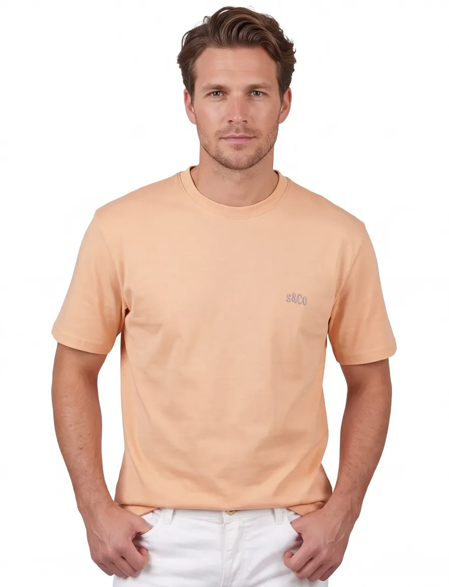 Supply & Co oranje Cooper backprint padel t-shirt