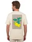 Geel T-shirt Supply & Co met backprint citroen padel