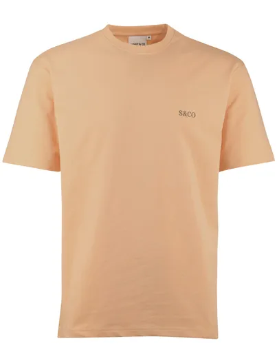 Supply & Co Oranje T-shirt Supply & Co met backprint citroen padel