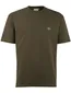 Supply & Co T-shirt bruin backprint zon met blauw golven