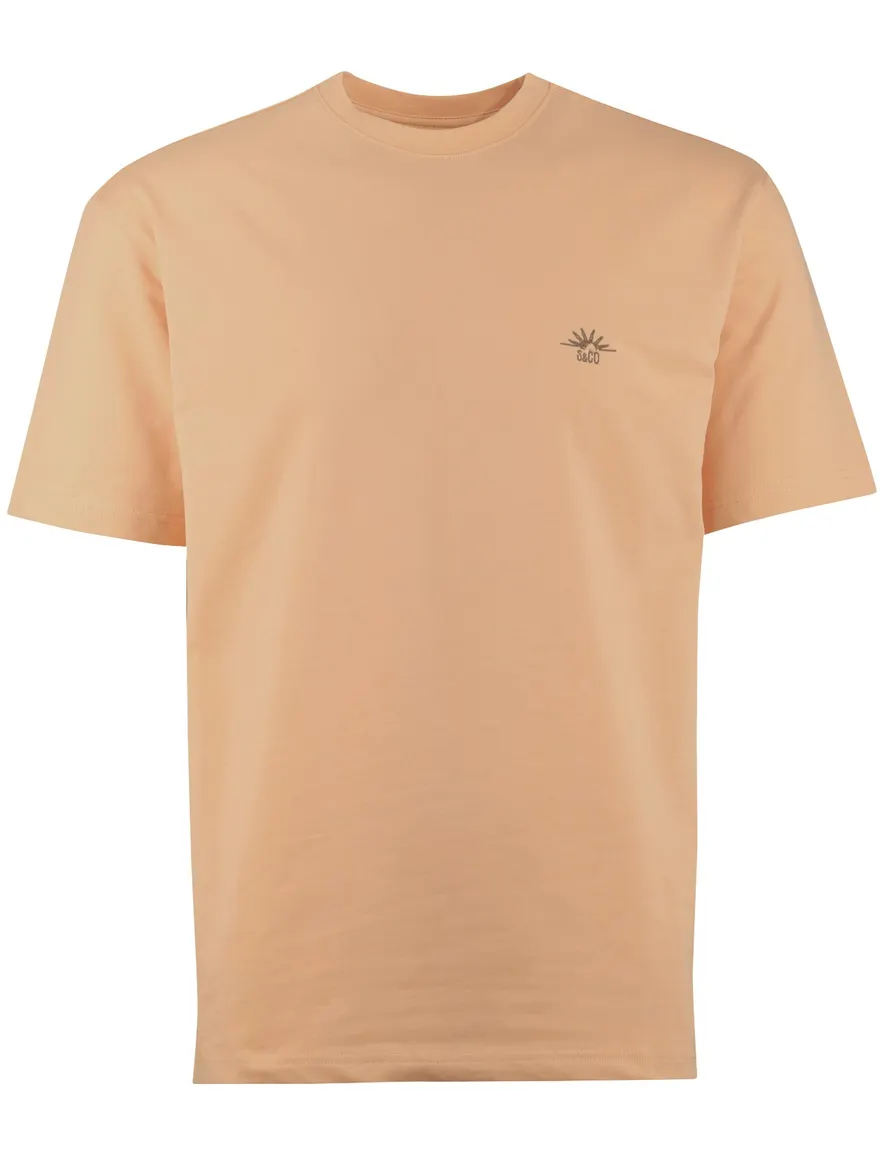 Supply & Co oranje Ezra t-shirt met print