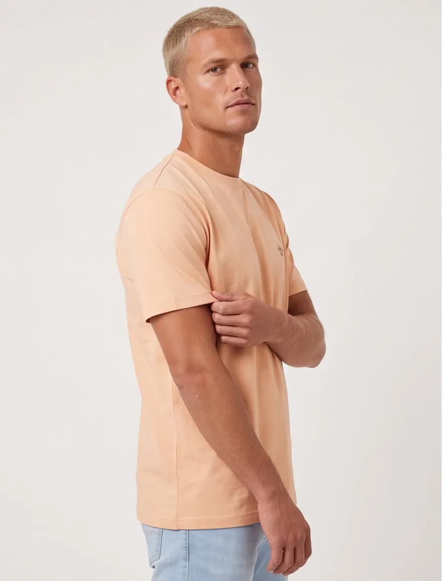 Supply & Co oranje Ezra t-shirt met print