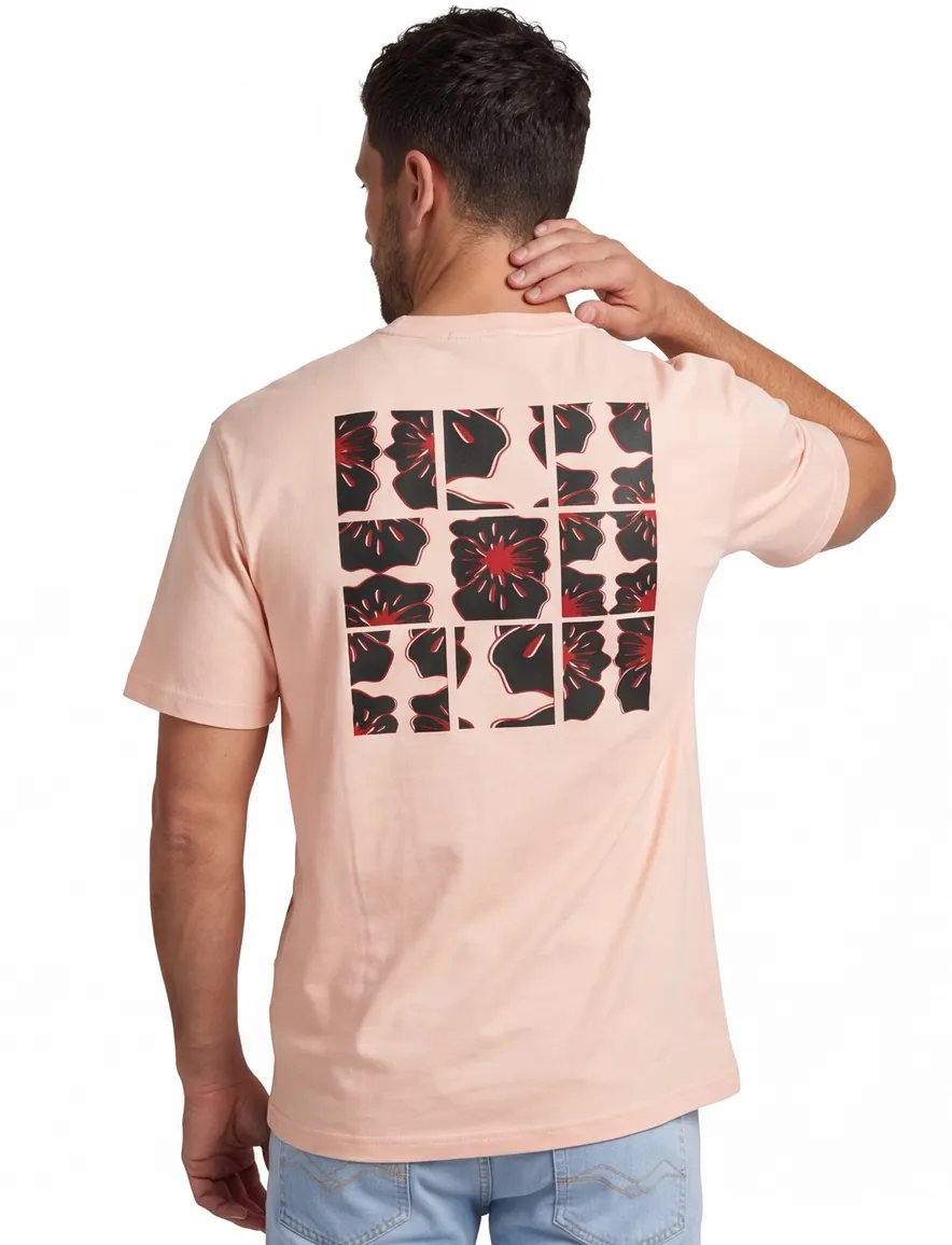 Supply & Co Blush Felton t-shirt roze backprint