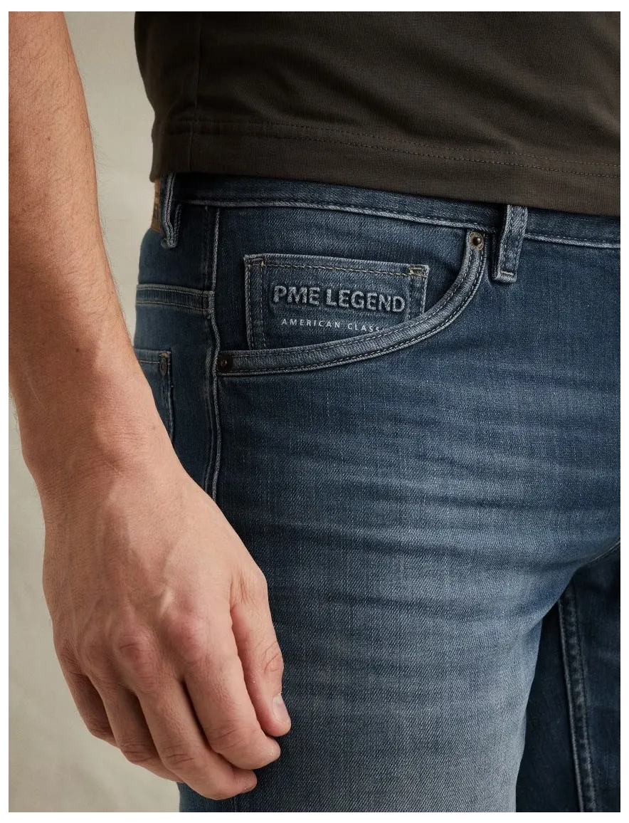 PME Legend jeans short blauw