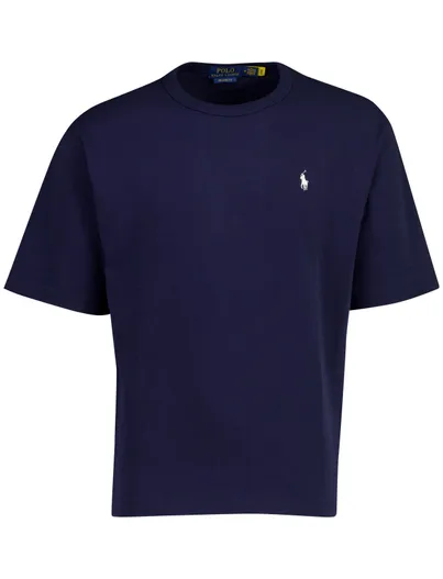 Polo Ralph Lauren Donkerblauwe t-shirt Polo Ralph Lauren backprint wijde fit