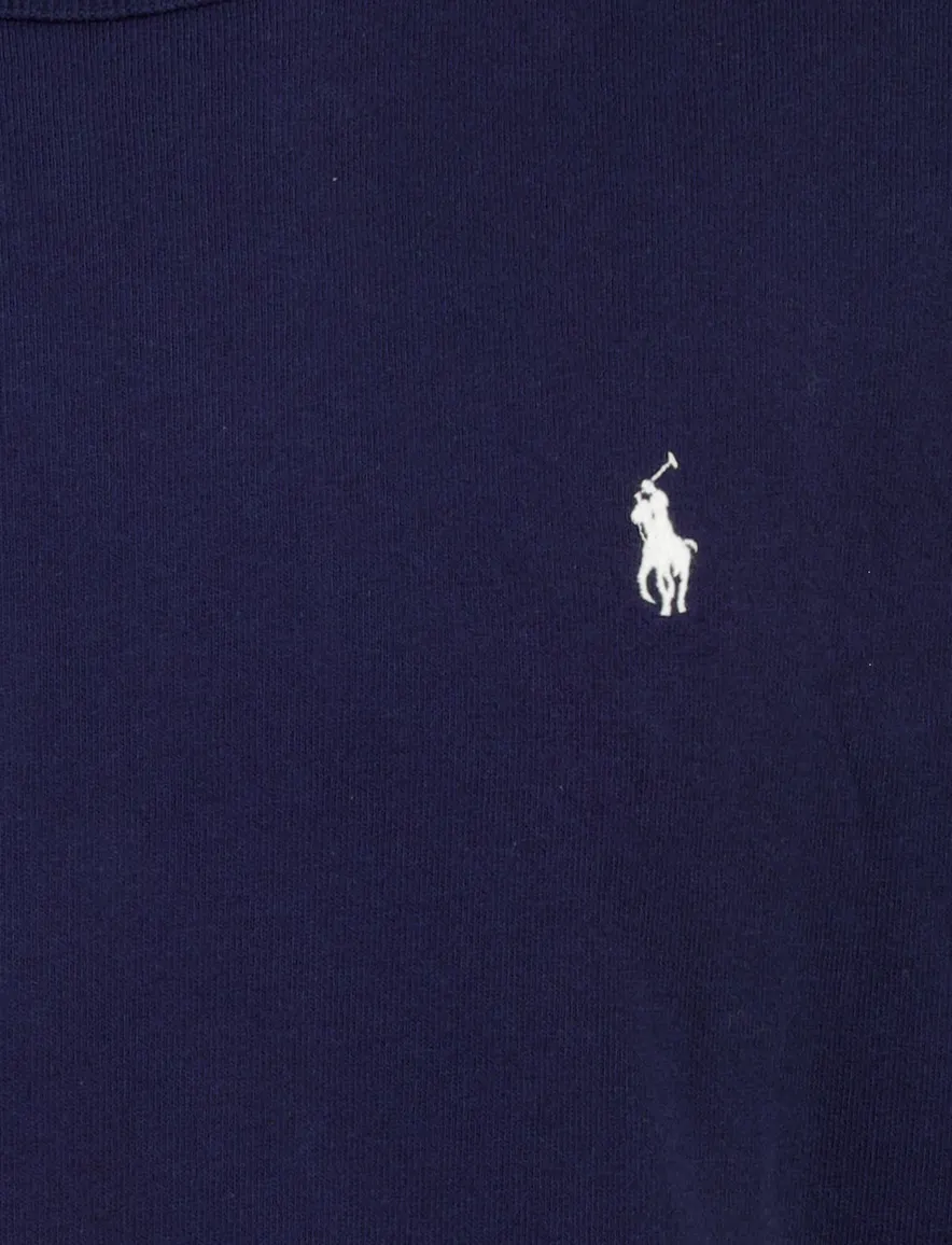 Donkerblauwe t-shirt Polo Ralph Lauren backprint wijde fit