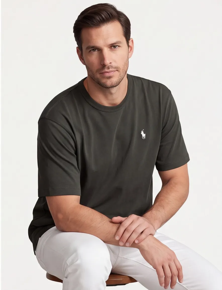 Polo Ralph Lauren T-shir grijs backprint