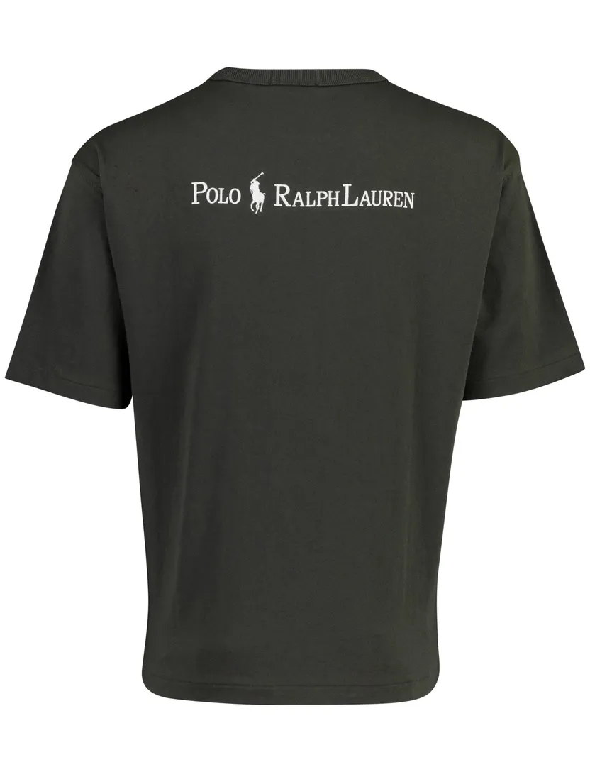 T-shirt Polo Ralph Lauren grijs backprint ronde hals