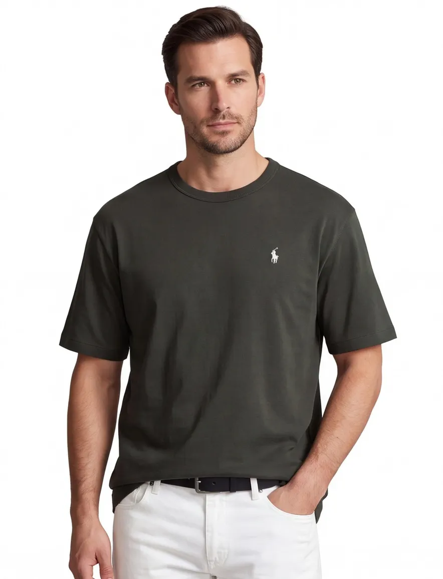 Grijs t-shirt backprint Polo Ralph Lauren wijde fit