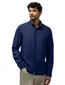 State of Art overhemd donkerblauw linnen semi wide spread
