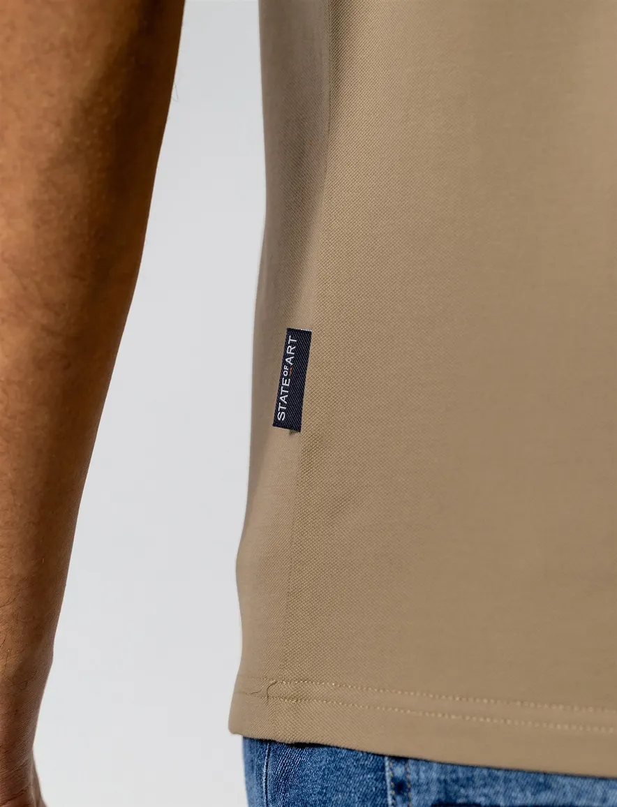 State of Art polo groen 3-knoops