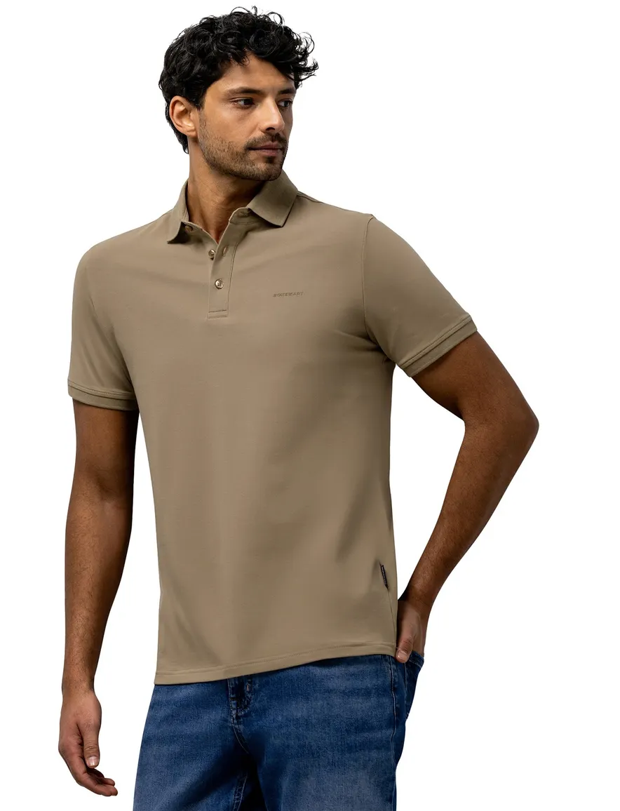State of Art polo groen 3-knoops