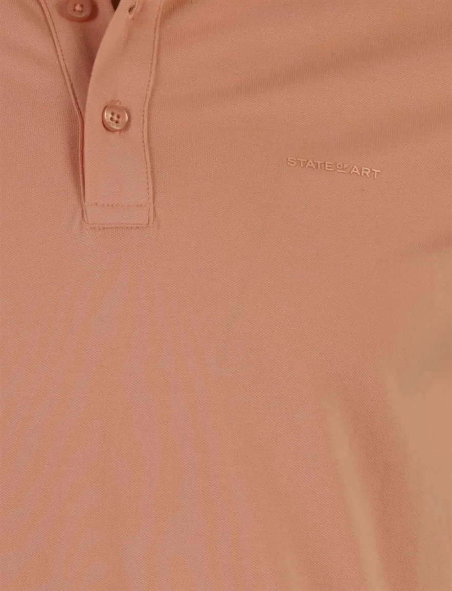 State of Art polo oranje pique
