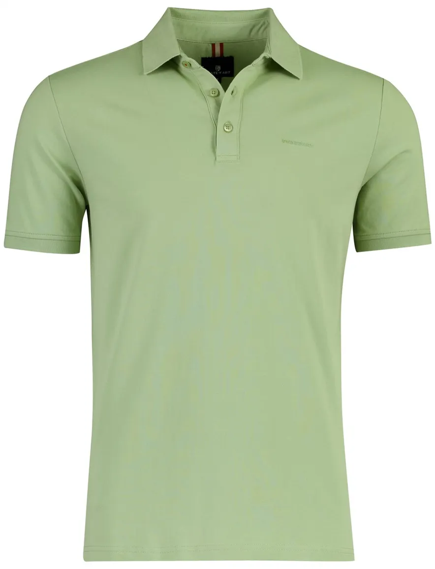 Normale fit polo State of art groen korte mouw