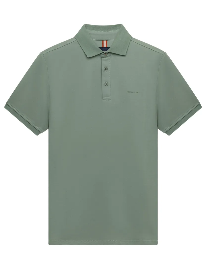 Korte mouw polo State of Art groen