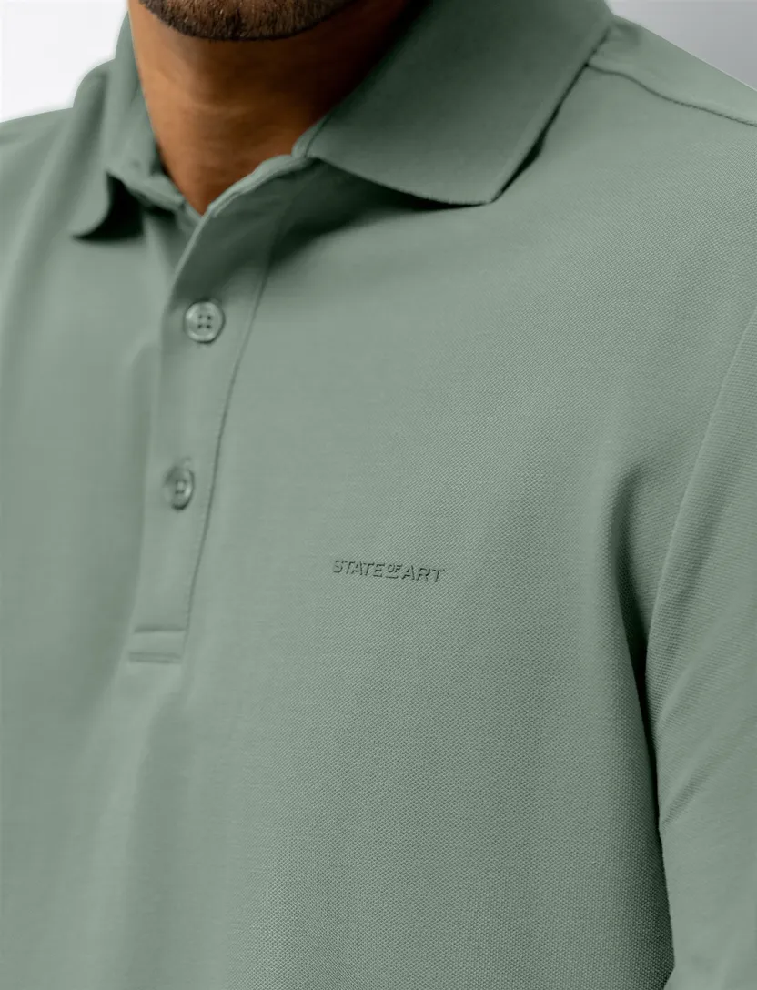 Korte mouw polo State of Art groen