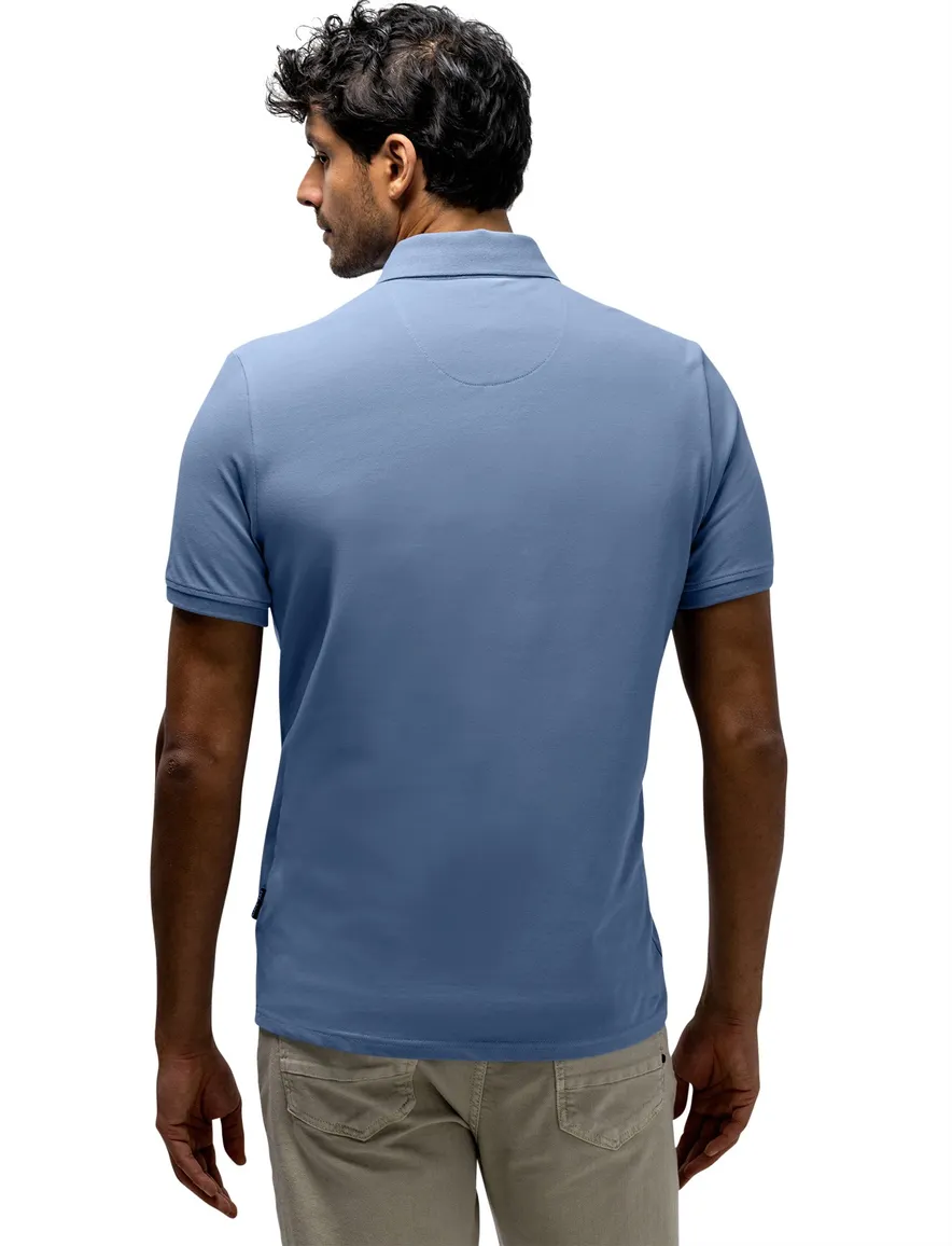State of Art polo blauw pique