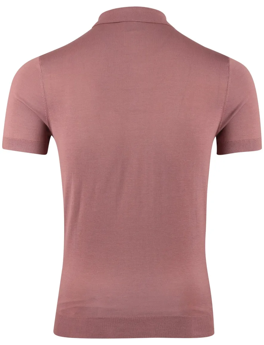 Roze Cavallaro Cannero poloshirt normale fit